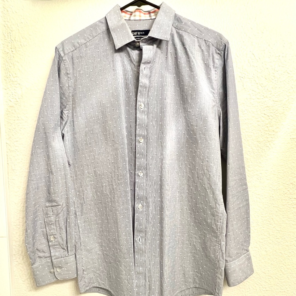 Bar III Slim-Fit Dress Shirt - Picture 2 of 7